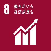 目標8　働きがいも経済成長も